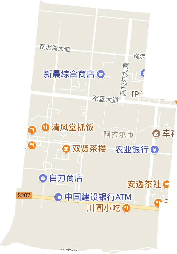 金銀川路街道電子地圖