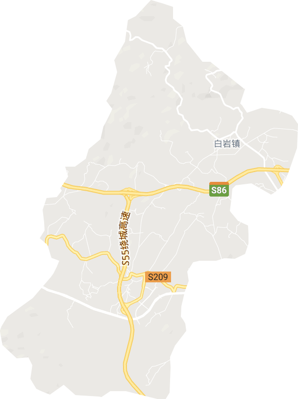 白巖鎮(zhèn)電子地圖