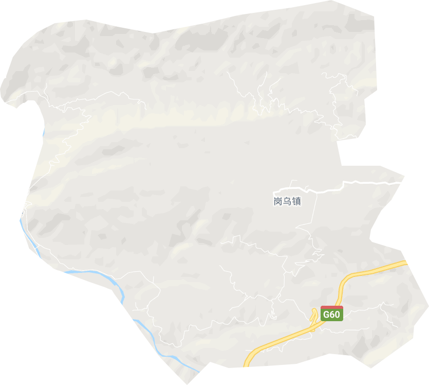 崗烏鎮電子地圖