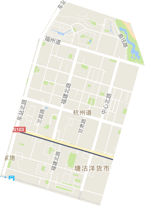 杭州道街道電子地圖