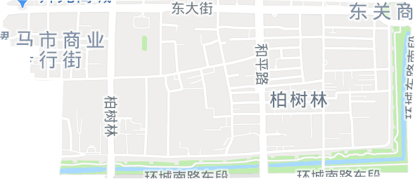 柏樹林街道電子地圖