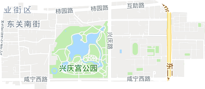 東關南街街道電子地圖