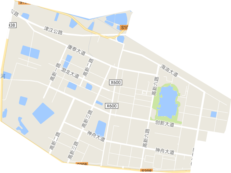 天津濱海新區高新技術產業開發區電子地圖