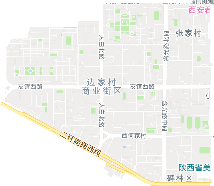 張家村街道電子地圖