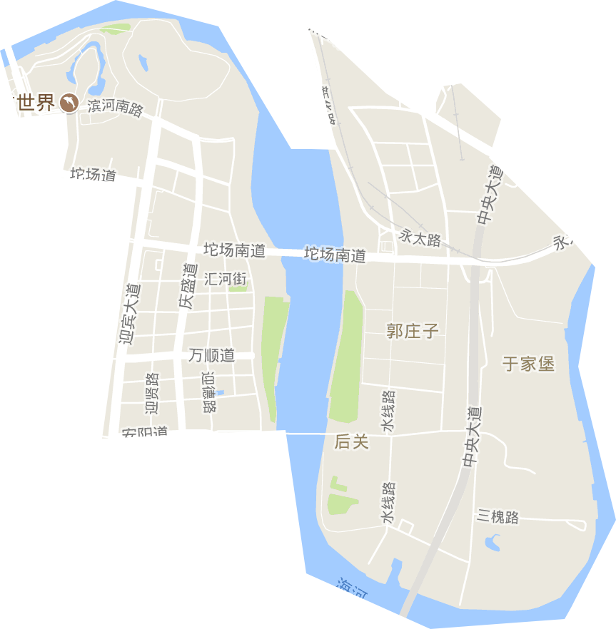中心商務(wù)區(qū)電子地圖