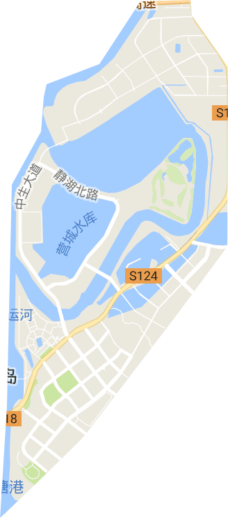 中新天津生態城電子地圖
