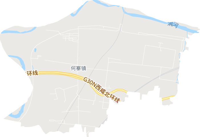 何寨街道電子地圖