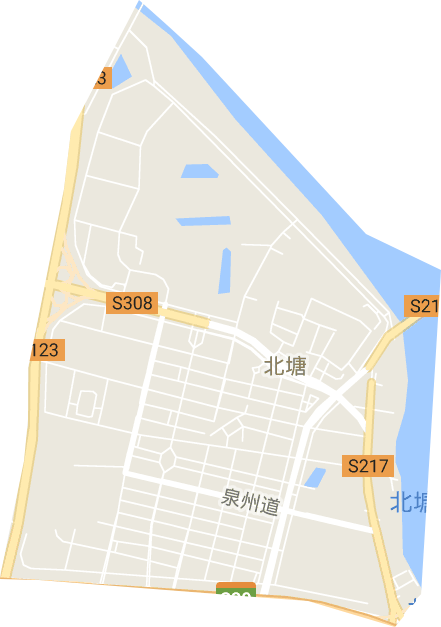 北塘經濟區電子地圖