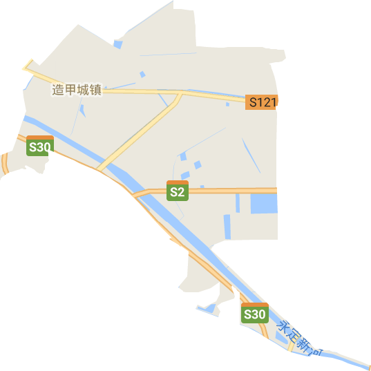 造甲城鎮電子地圖