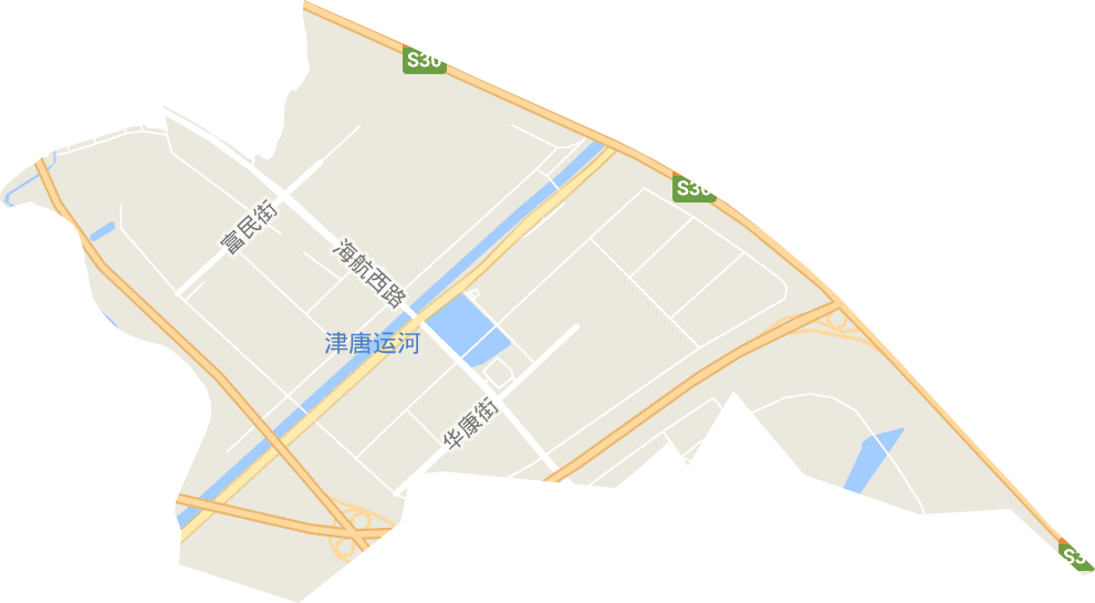 寧河縣現代產業園區電子地圖