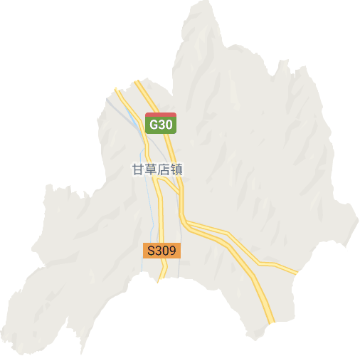 甘草店鎮電子地圖