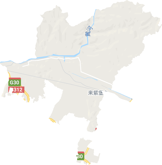 來紫堡鄉電子地圖