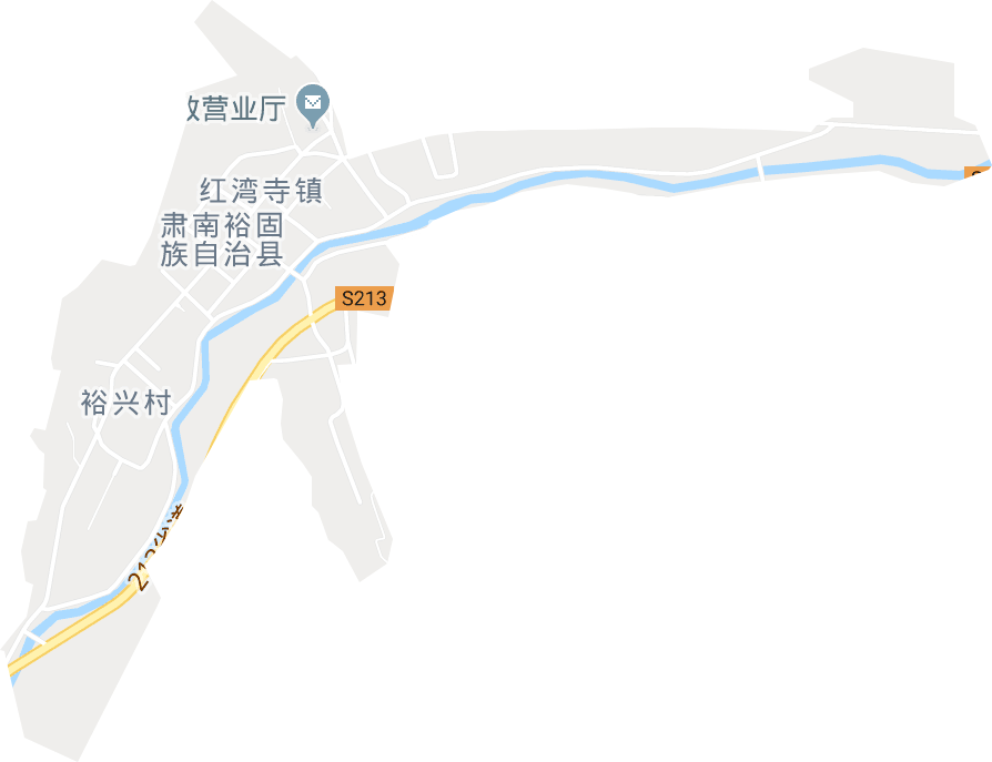 紅灣寺鎮電子地圖