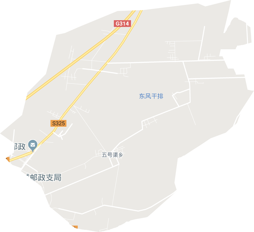 五號渠鄉電子地圖