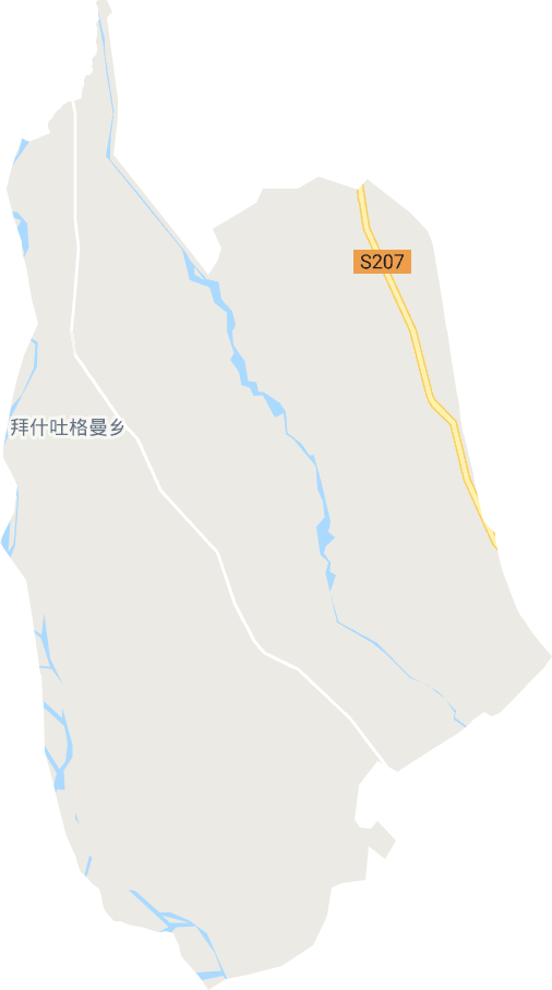 拜什吐格曼鄉電子地圖