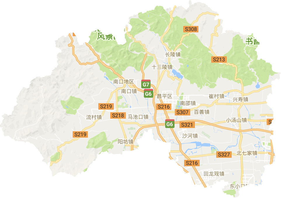 昌平區電子地圖