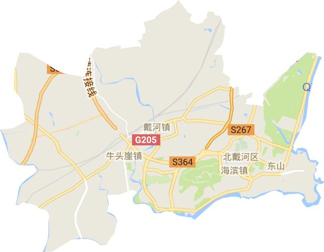 北戴河區電子地圖
