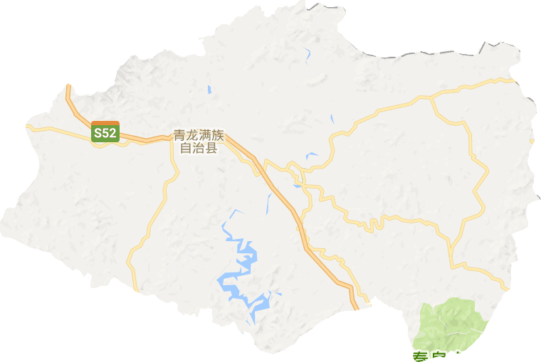 青龍滿族自治縣電子地圖