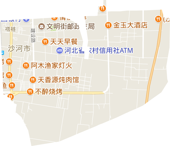 褡褳街道電子地圖