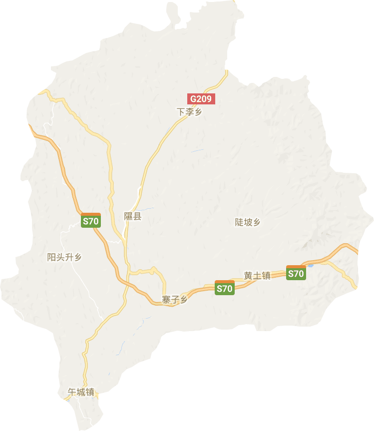 隰縣電子地圖