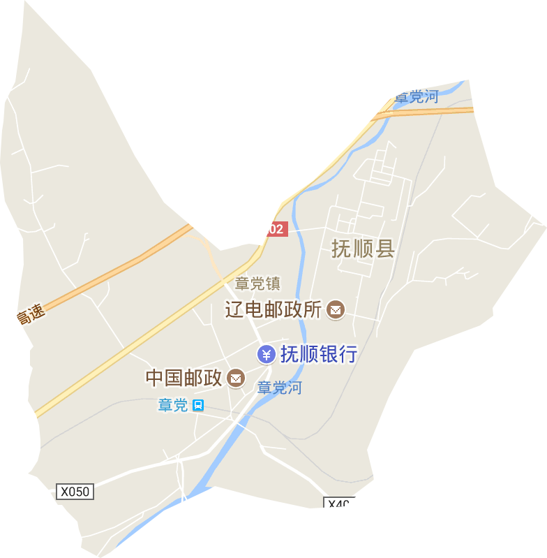 章黨街道電子地圖