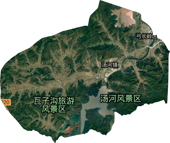 湯河鎮衛星圖