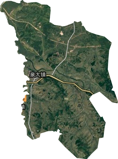 泉太鎮(zhèn)衛(wèi)星圖
