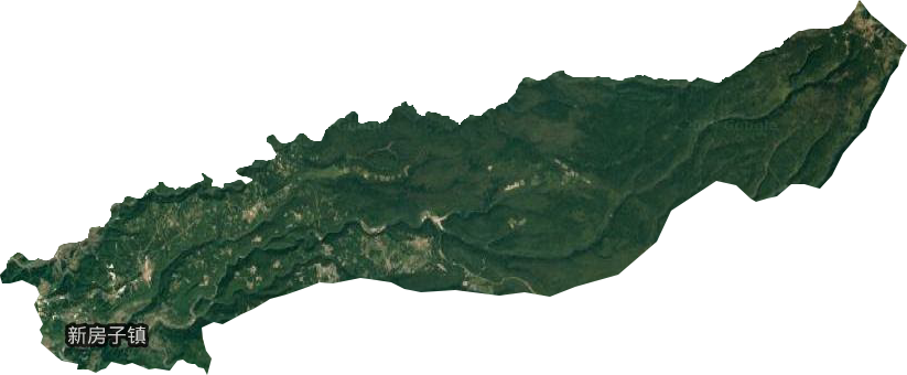 新房子鎮(zhèn)衛(wèi)星圖
