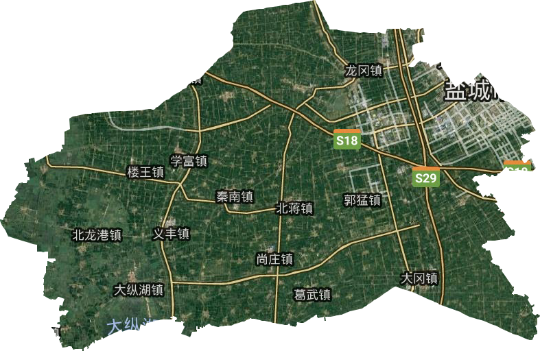鹽都區(qū)衛(wèi)星圖