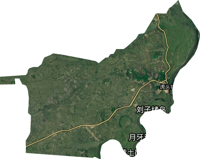 虎頭鎮(zhèn)衛(wèi)星圖