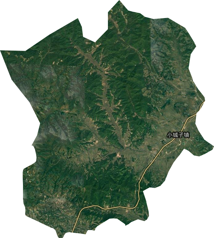 小城子鎮(zhèn)衛(wèi)星圖