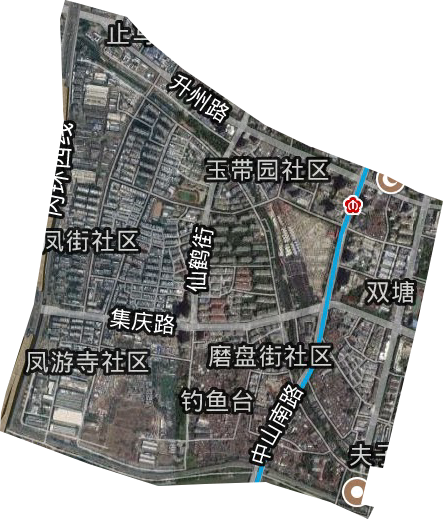 雙塘街道衛(wèi)星圖