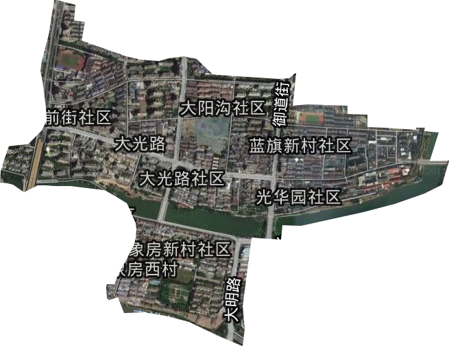 大光路街道衛(wèi)星圖