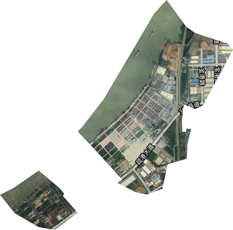 南京龍潭物流園衛星圖
