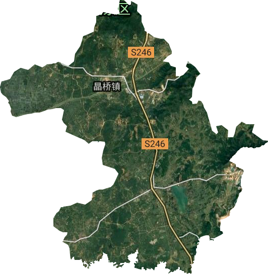 晶橋鎮(zhèn)衛(wèi)星圖