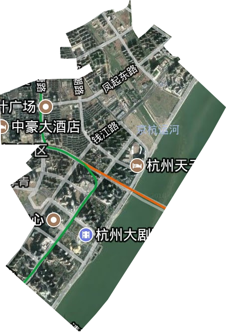 四季青街道衛(wèi)星圖