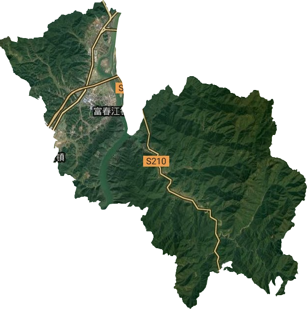富春江鎮衛星圖