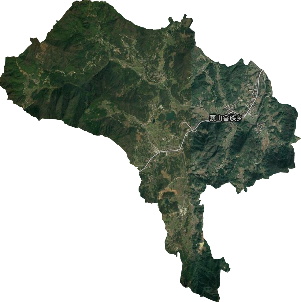 莪山畬族鄉(xiāng)衛(wèi)星圖