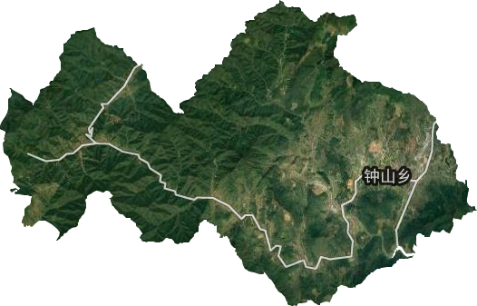 鐘山鄉(xiāng)衛(wèi)星圖