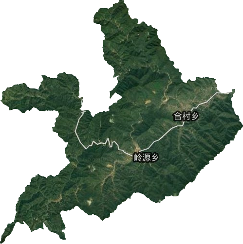 合村鄉衛星圖