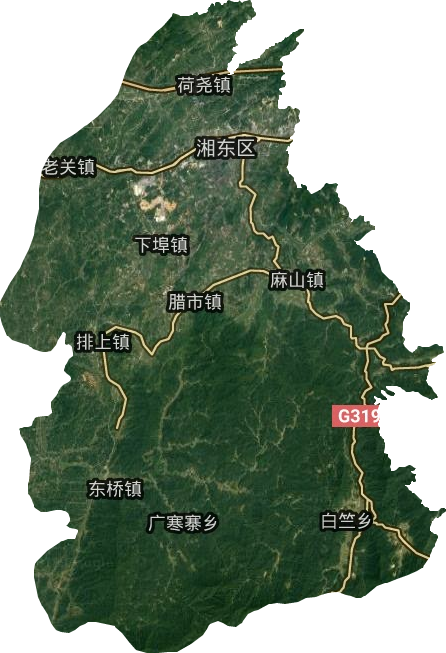 湘東區(qū)衛(wèi)星圖