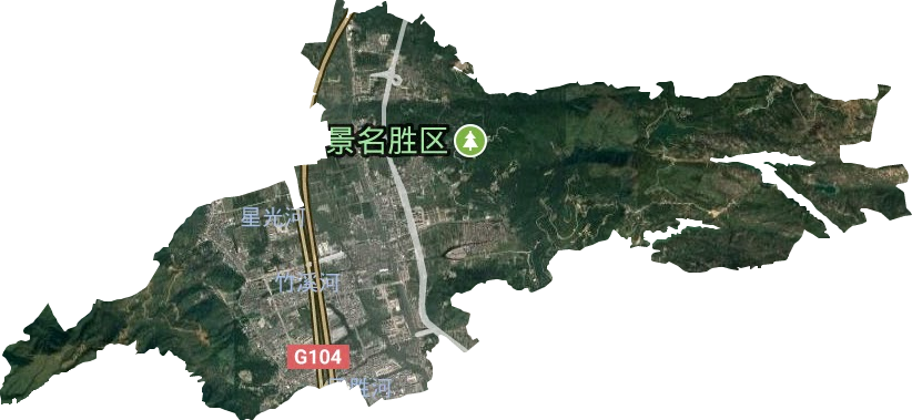 仙巖街道衛(wèi)星圖