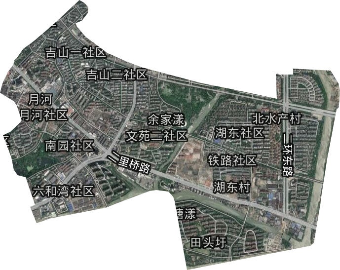 月河街道衛(wèi)星圖