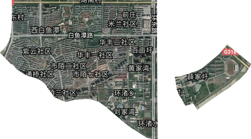 龍泉街道衛(wèi)星圖