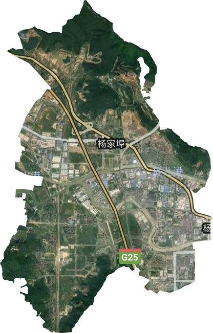 龍溪街道衛(wèi)星圖
