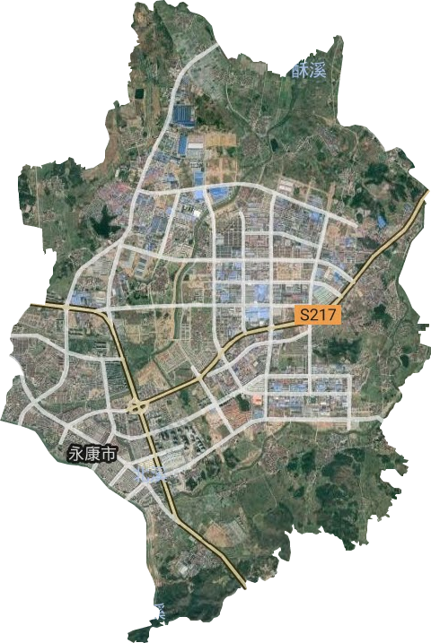 東城街道衛星圖