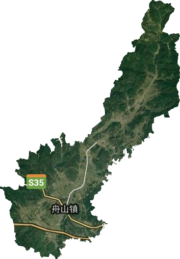 舟山鎮(zhèn)衛(wèi)星圖