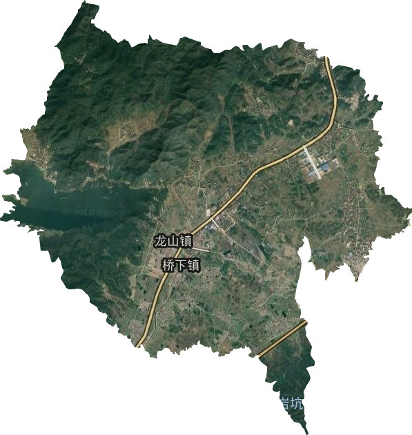 龍山鎮衛星圖