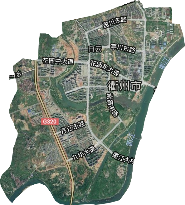 白云街道衛星圖