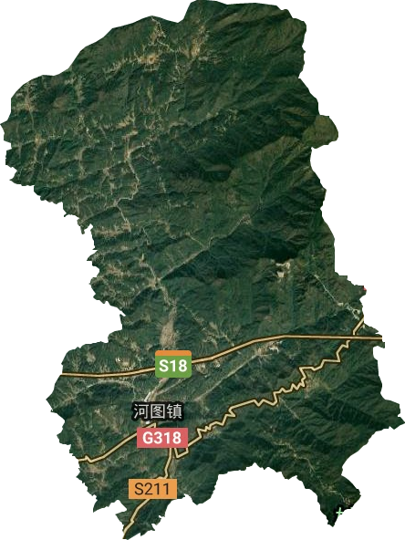 河圖鎮(zhèn)衛(wèi)星圖